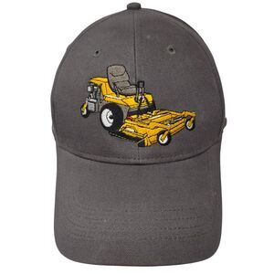 Walker Owner Strapback Hat Gray OSFA Adjustable Embroidered Vented Holes